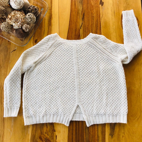 Comfy/Casual -SM- Baggy Cream Sweater - Picture 2 of 10